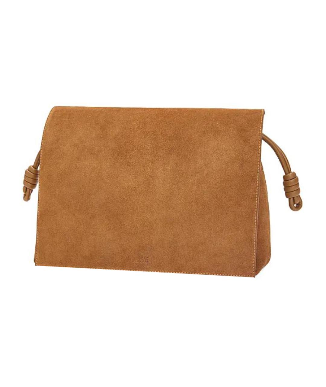 LOEWE Коричневая сумка на плечо, фото 3