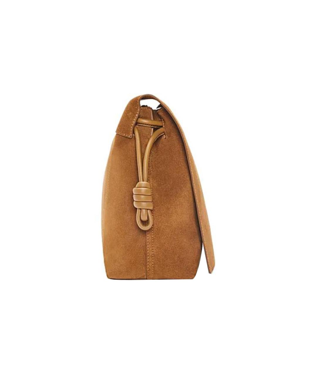 LOEWE Коричневая сумка на плечо, фото 4