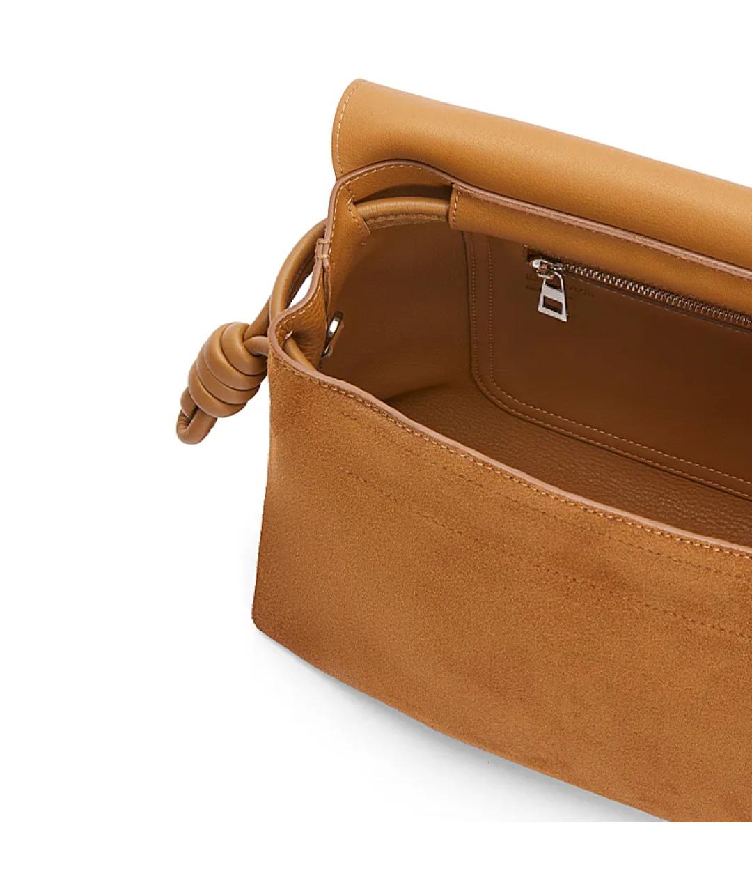 LOEWE Коричневая сумка на плечо, фото 7