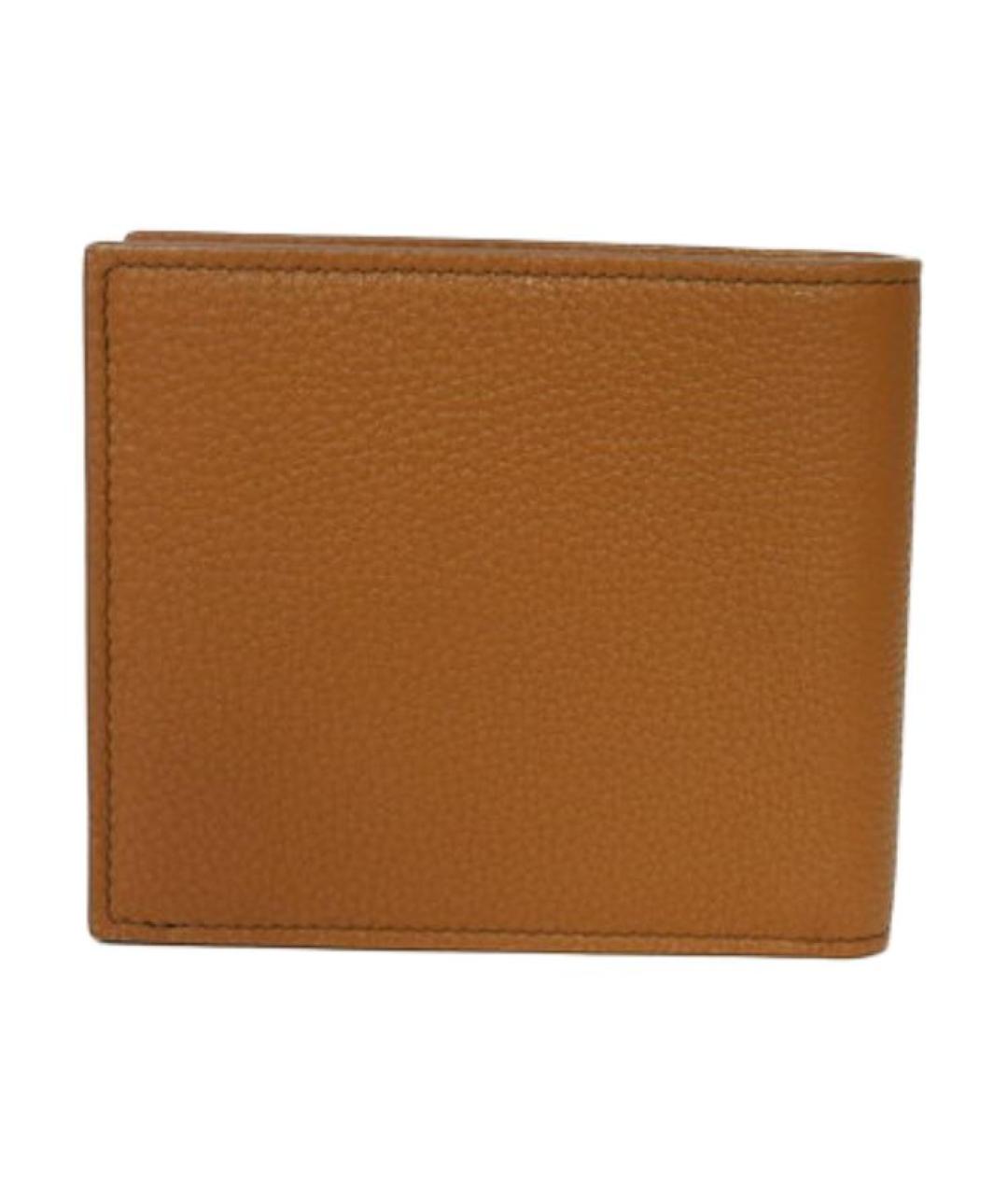 PRADA Коричневый кожаный кошелек, фото 4