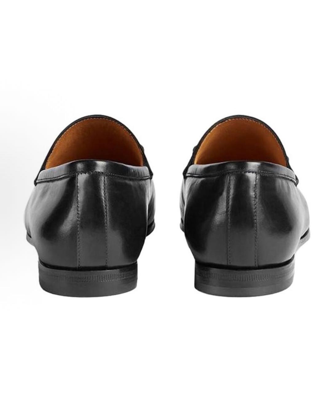 GUCCI Черные кожаные лоферы, фото 3