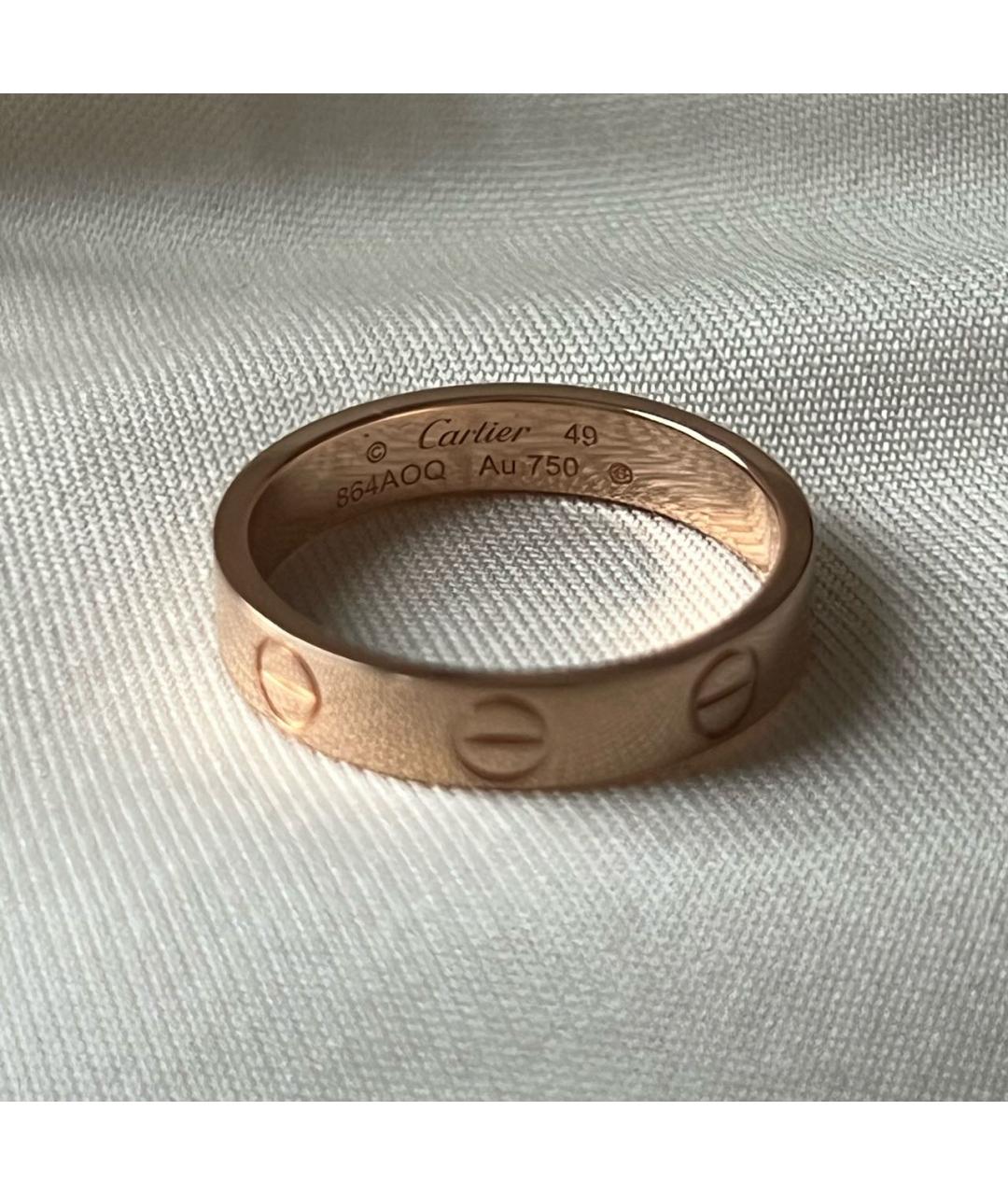 CARTIER Золотое кольцо из розового золота, фото 4