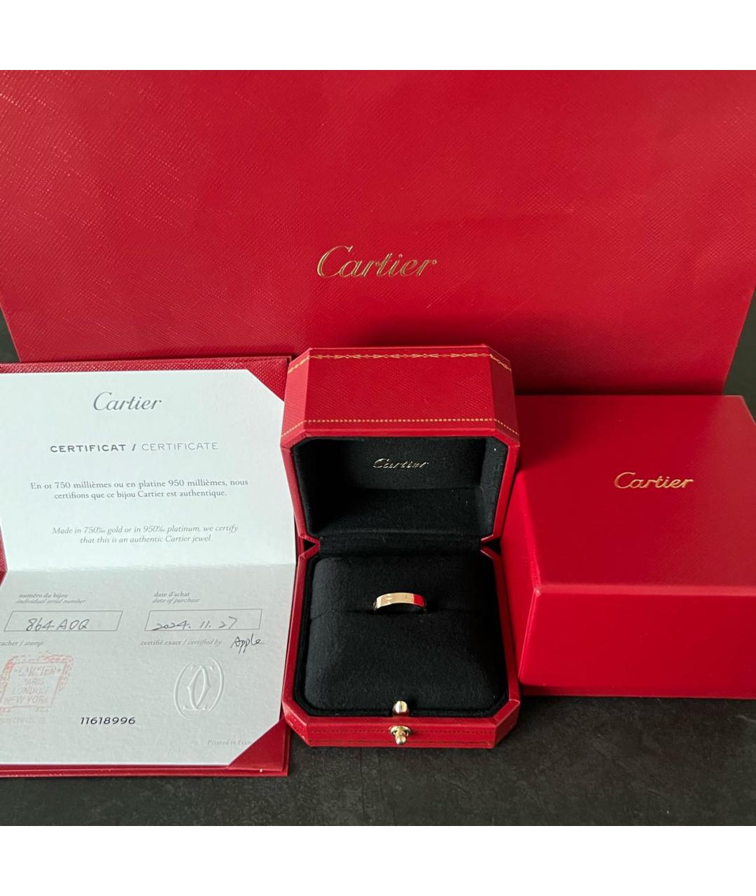 CARTIER Золотое кольцо из розового золота, фото 2