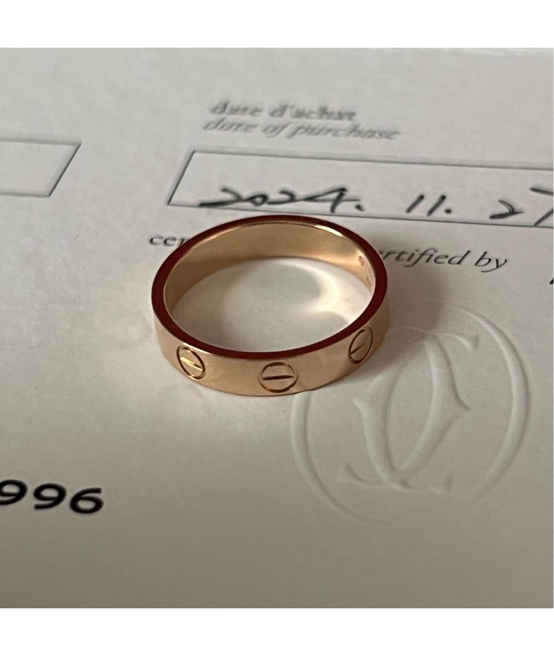 CARTIER Золотое кольцо из розового золота, фото 6