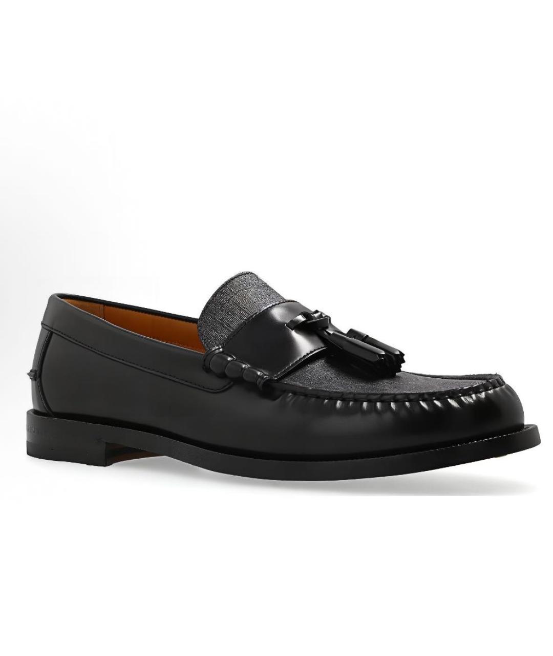 GUCCI Черные лоферы, фото 3