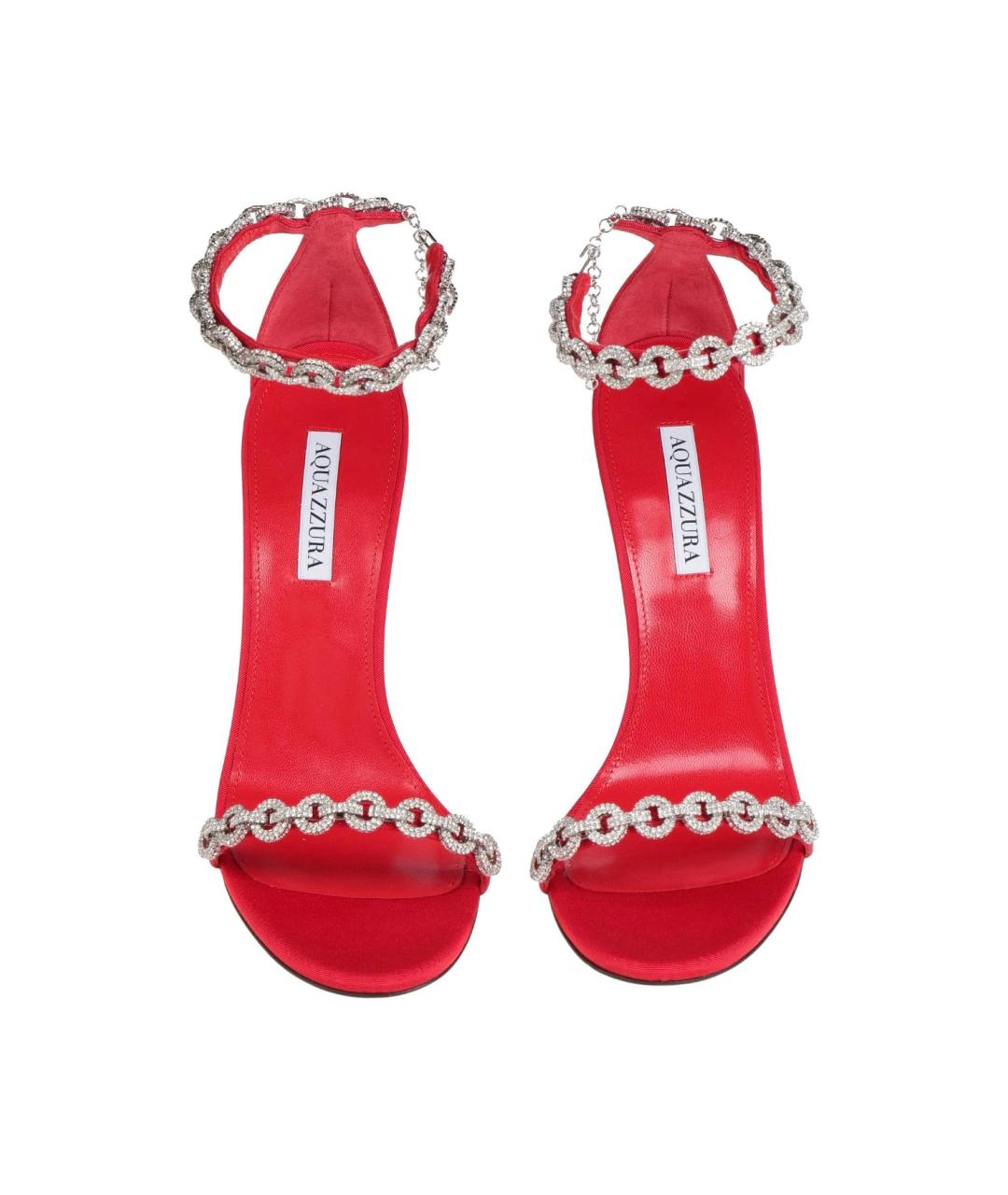 AQUAZZURA Красные босоножки, фото 3