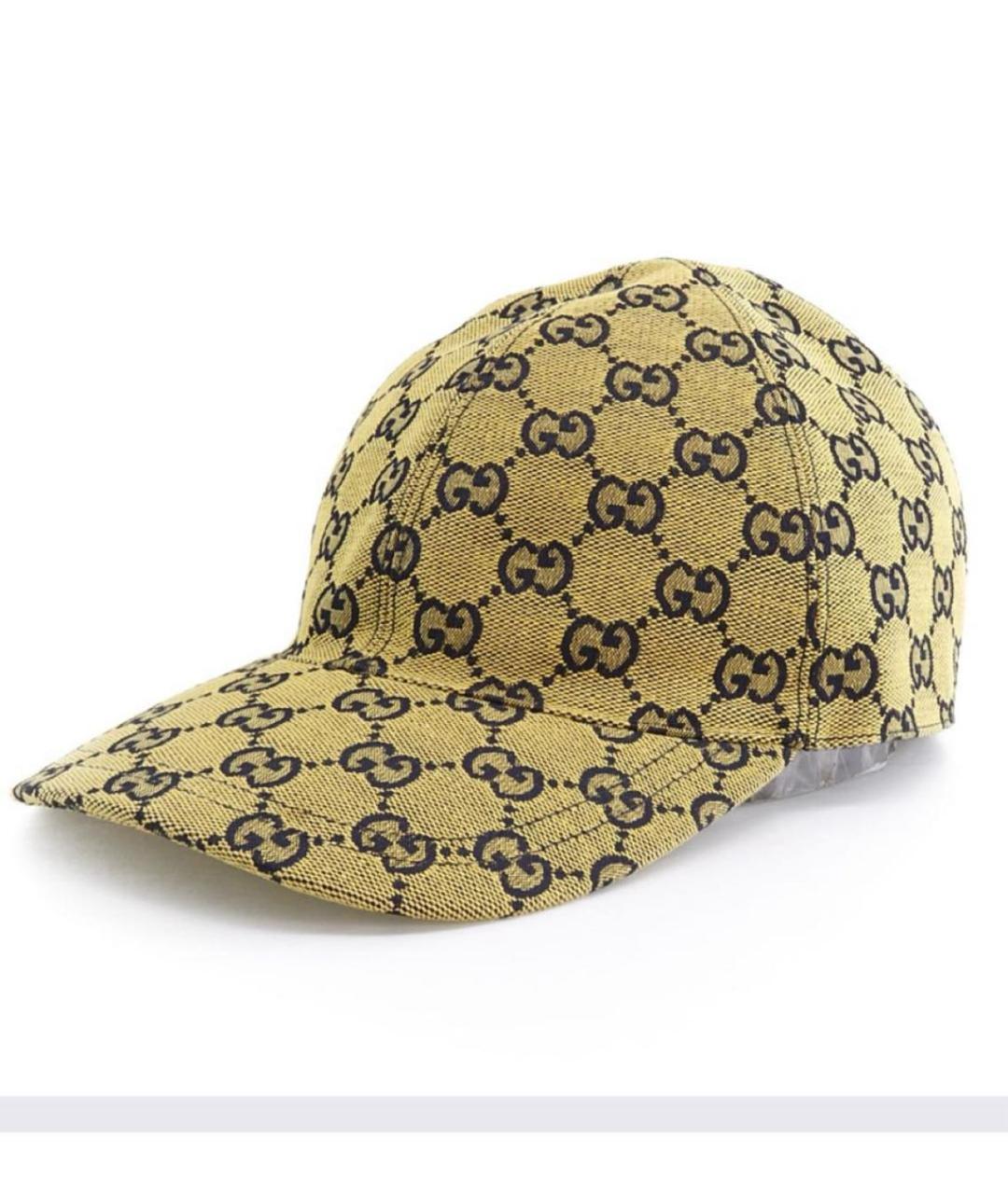 GUCCI Бежевая хлопковая кепка/бейсболка, фото 5