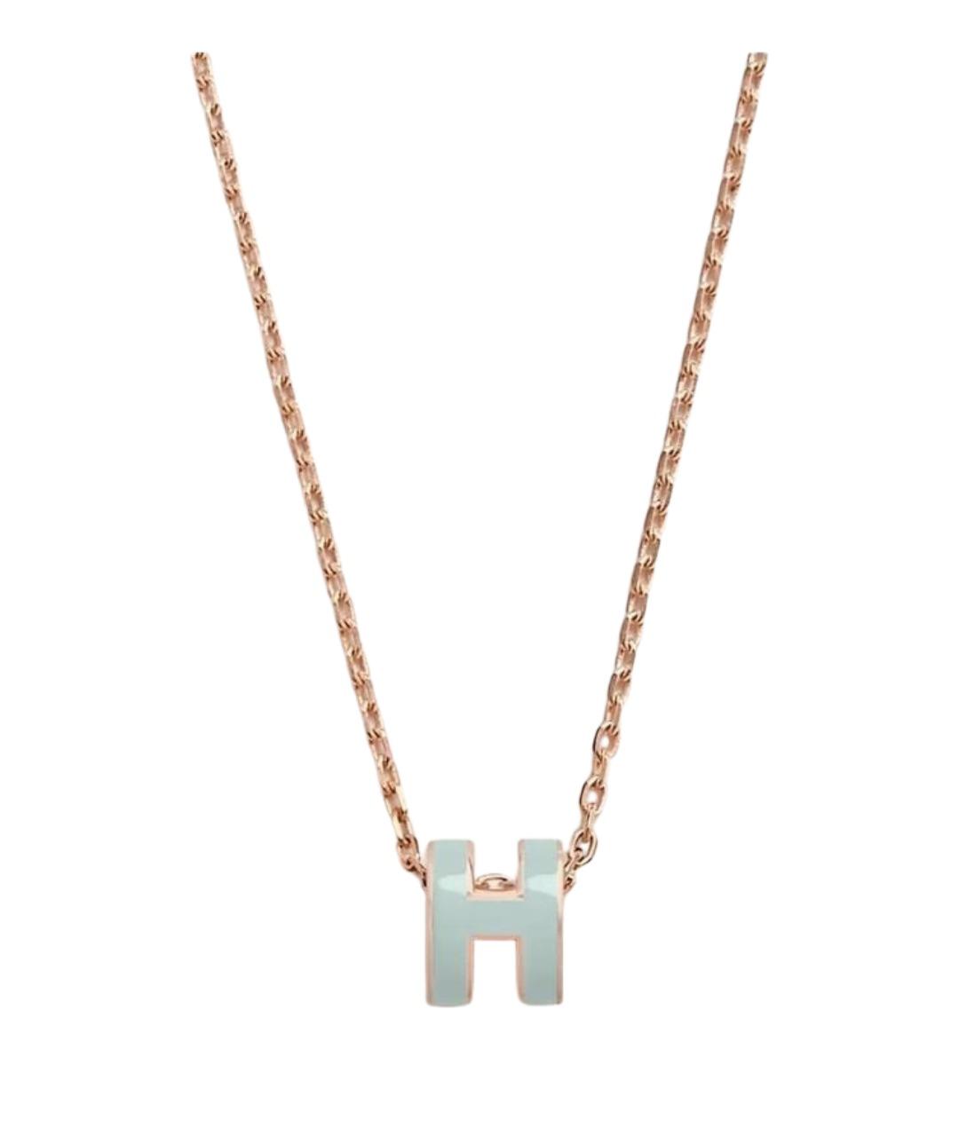 HERMES Салатовыое колье, фото 1