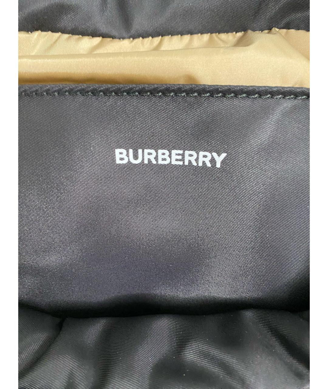 BURBERRY Черный синтетический рюкзак, фото 6