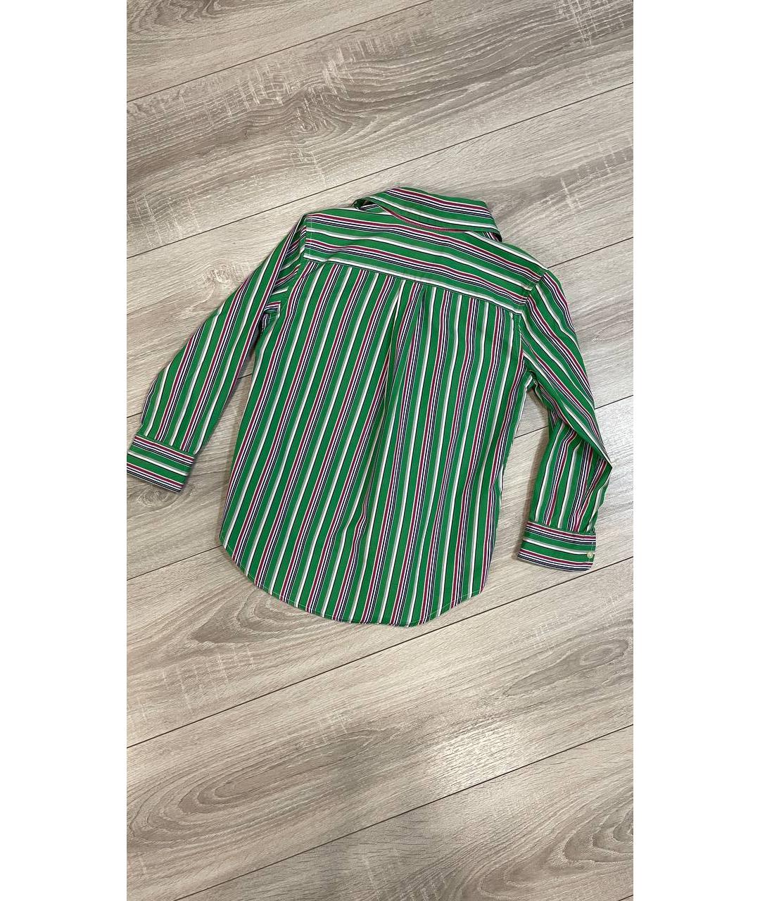 RALPH LAUREN KIDS Зеленая хлопковая детская рубашка, фото 2