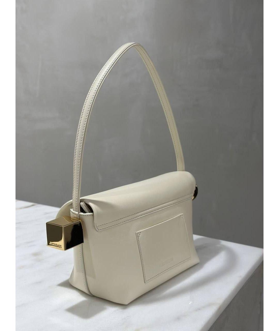 JACQUEMUS Бежевая сумка через плечо, фото 3