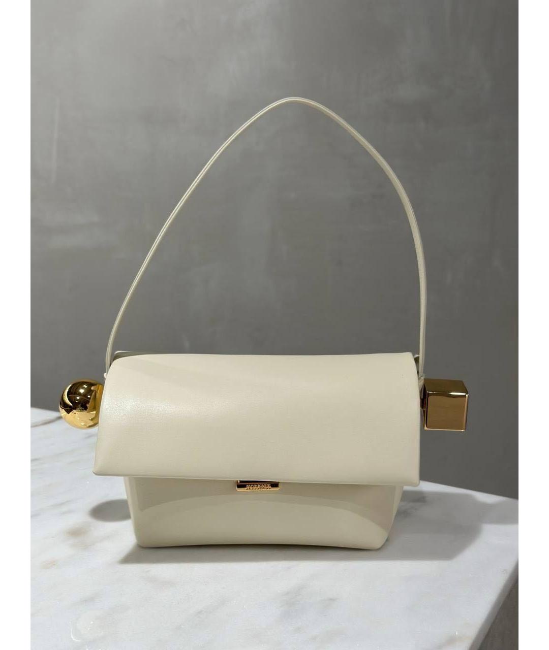 JACQUEMUS Бежевая сумка через плечо, фото 2