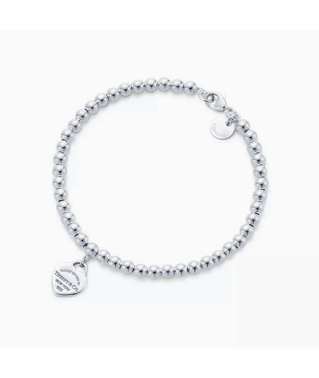 TIFFANY&CO Розовый серебряный браслет, фото 2
