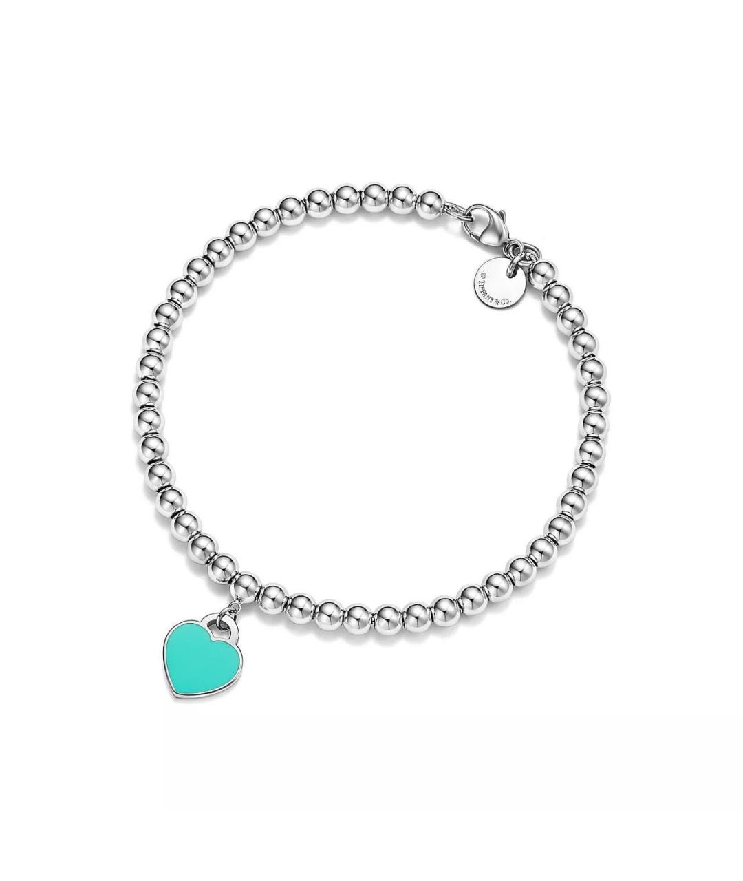 TIFFANY&CO Бирюзовый серебряный браслет, фото 1