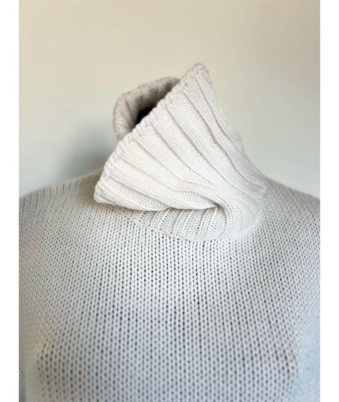 MM6 MAISON MARGIELA Белый шерстяной джемпер / свитер, фото 3
