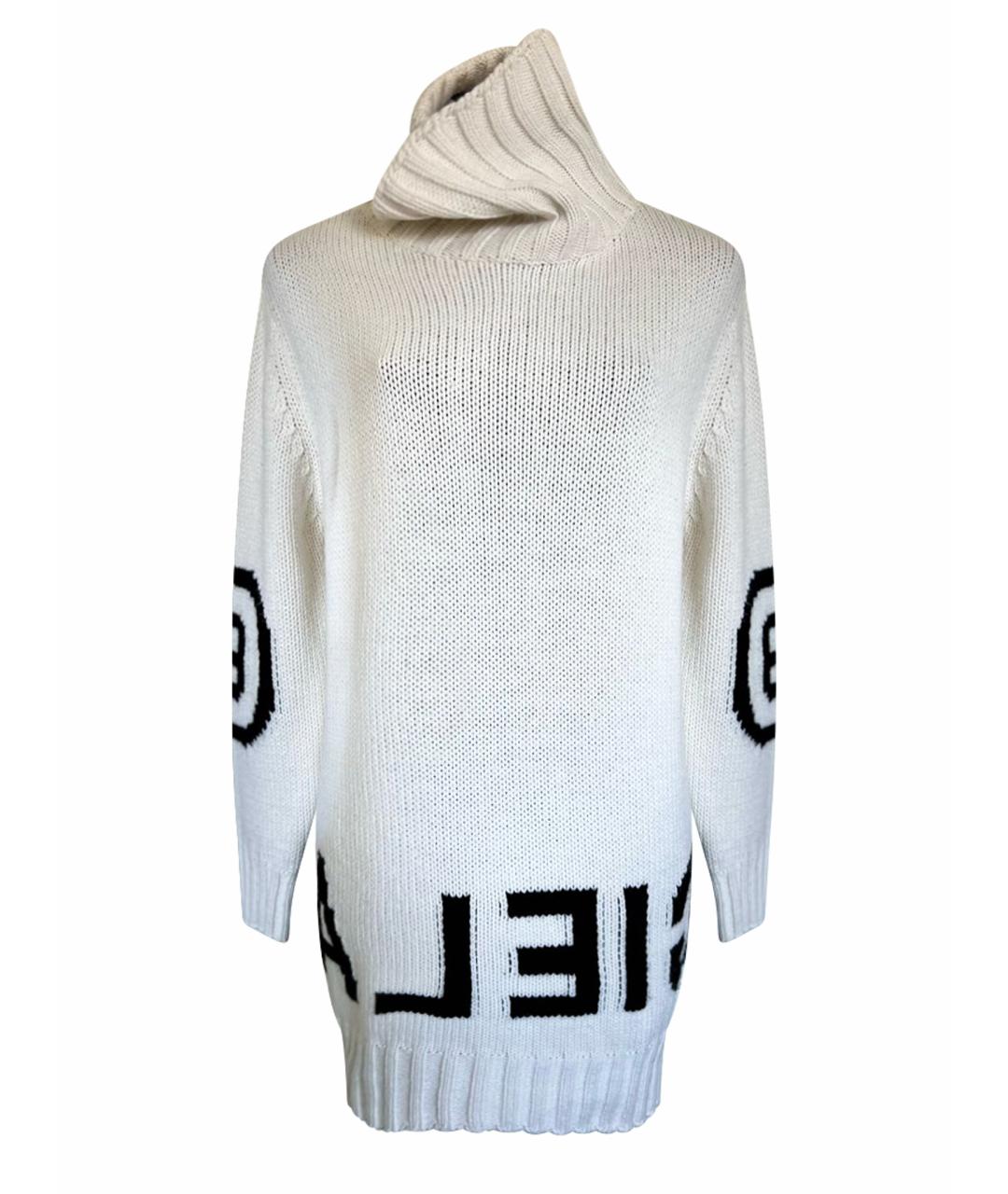 MM6 MAISON MARGIELA Белый шерстяной джемпер / свитер, фото 1