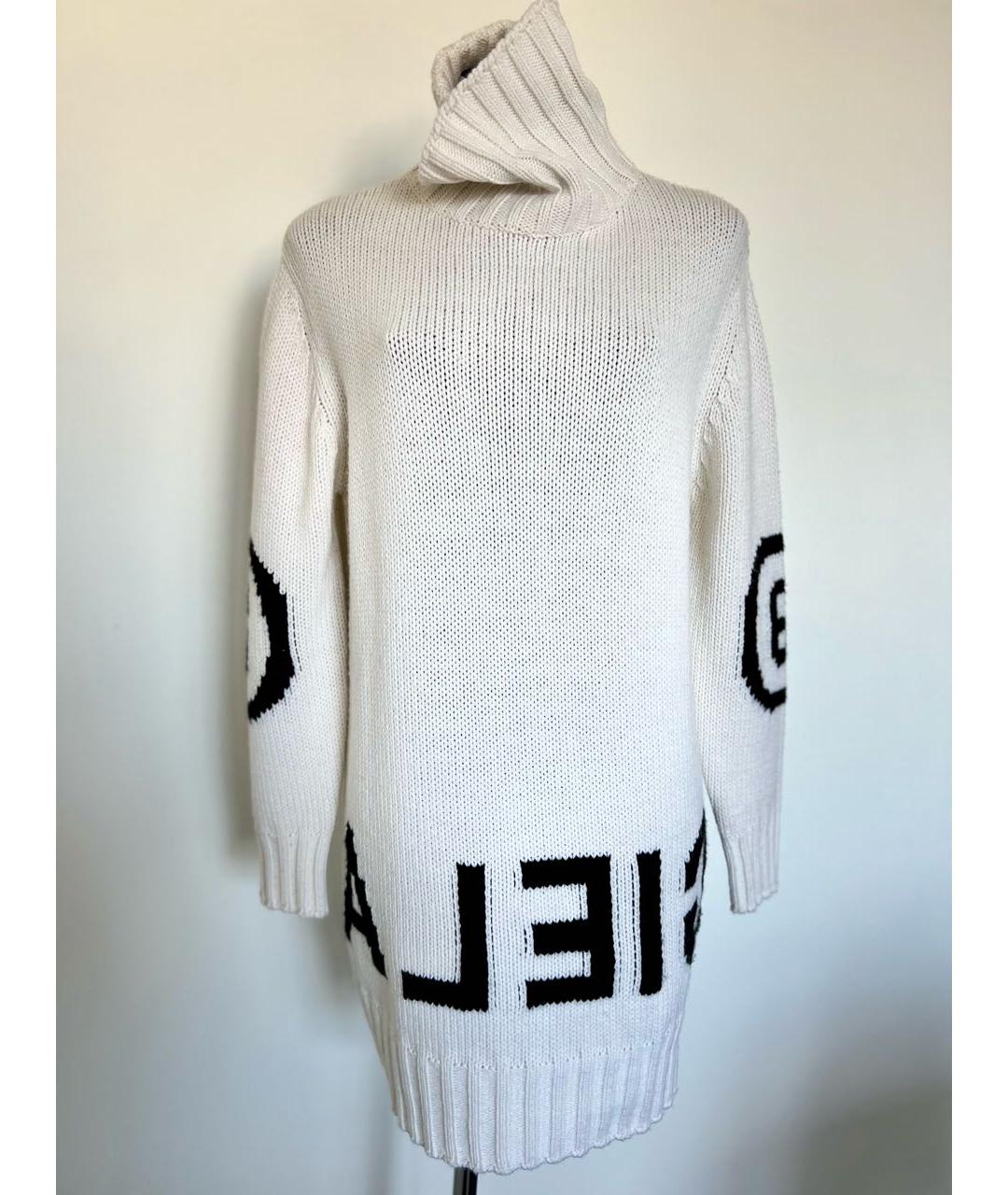 MM6 MAISON MARGIELA Белый шерстяной джемпер / свитер, фото 9
