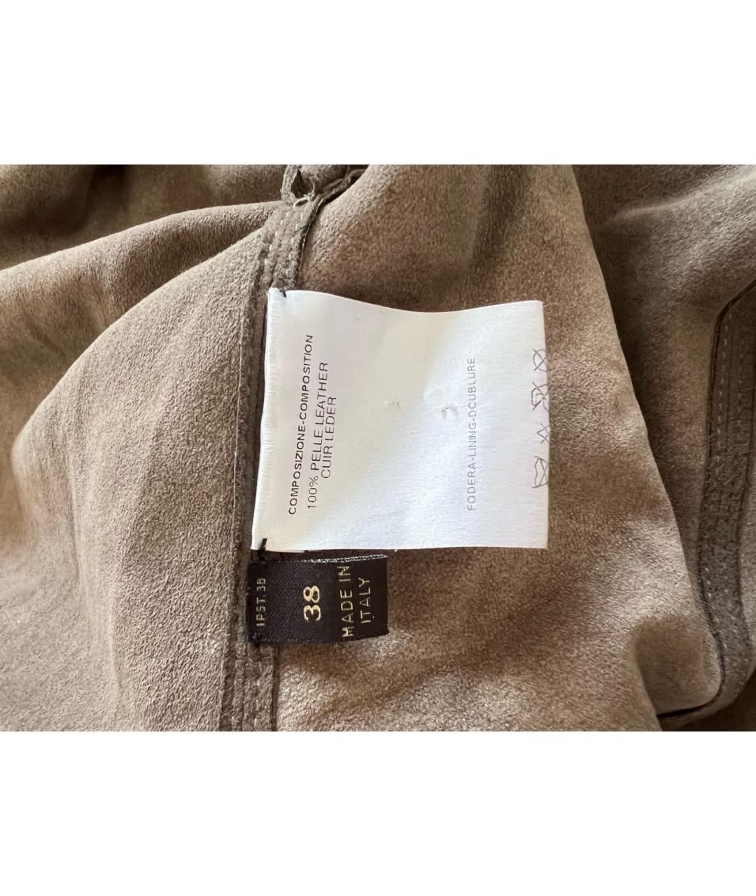 RICK OWENS Серая замшевая куртка, фото 6