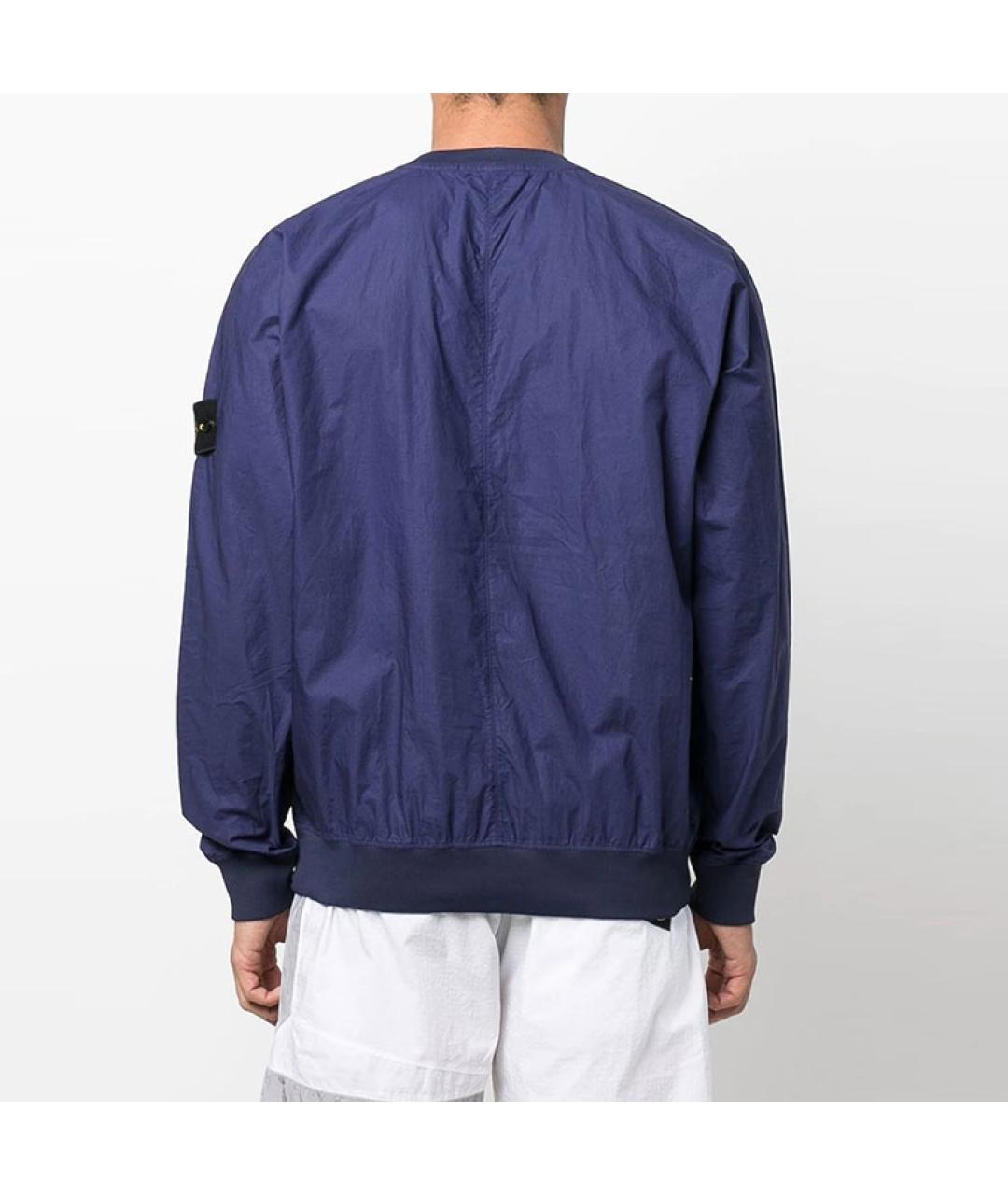 STONE ISLAND Синий джемпер / свитер, фото 5