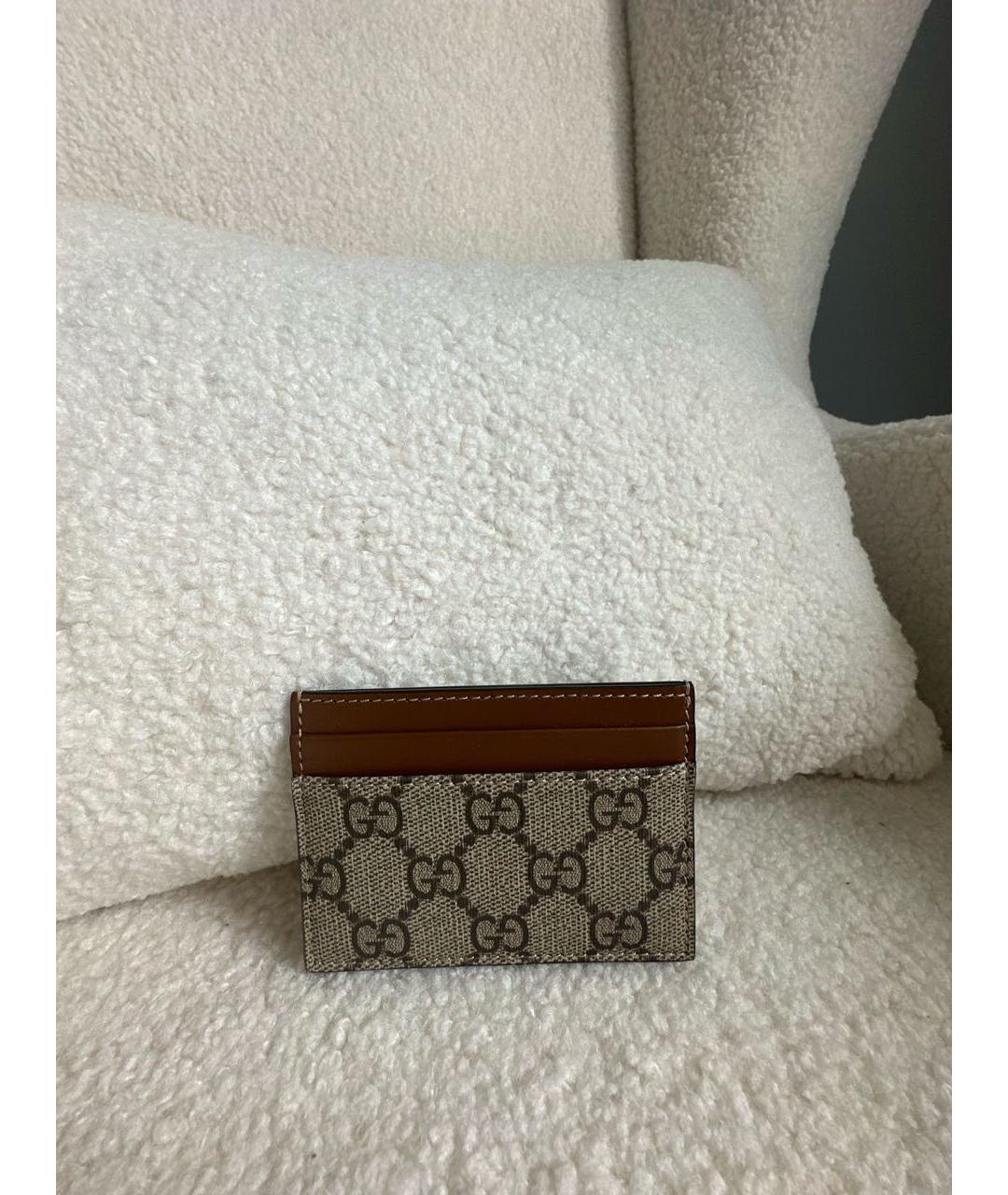 GUCCI Коричневый кардхолдер, фото 3