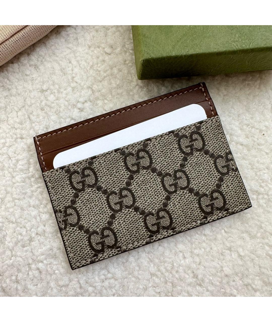 GUCCI Коричневый кардхолдер, фото 2
