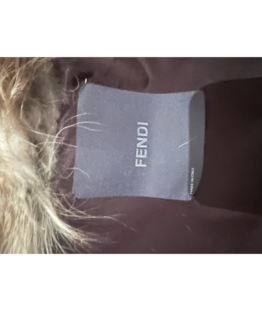 FENDI Коричневая меховая шуба, фото 5