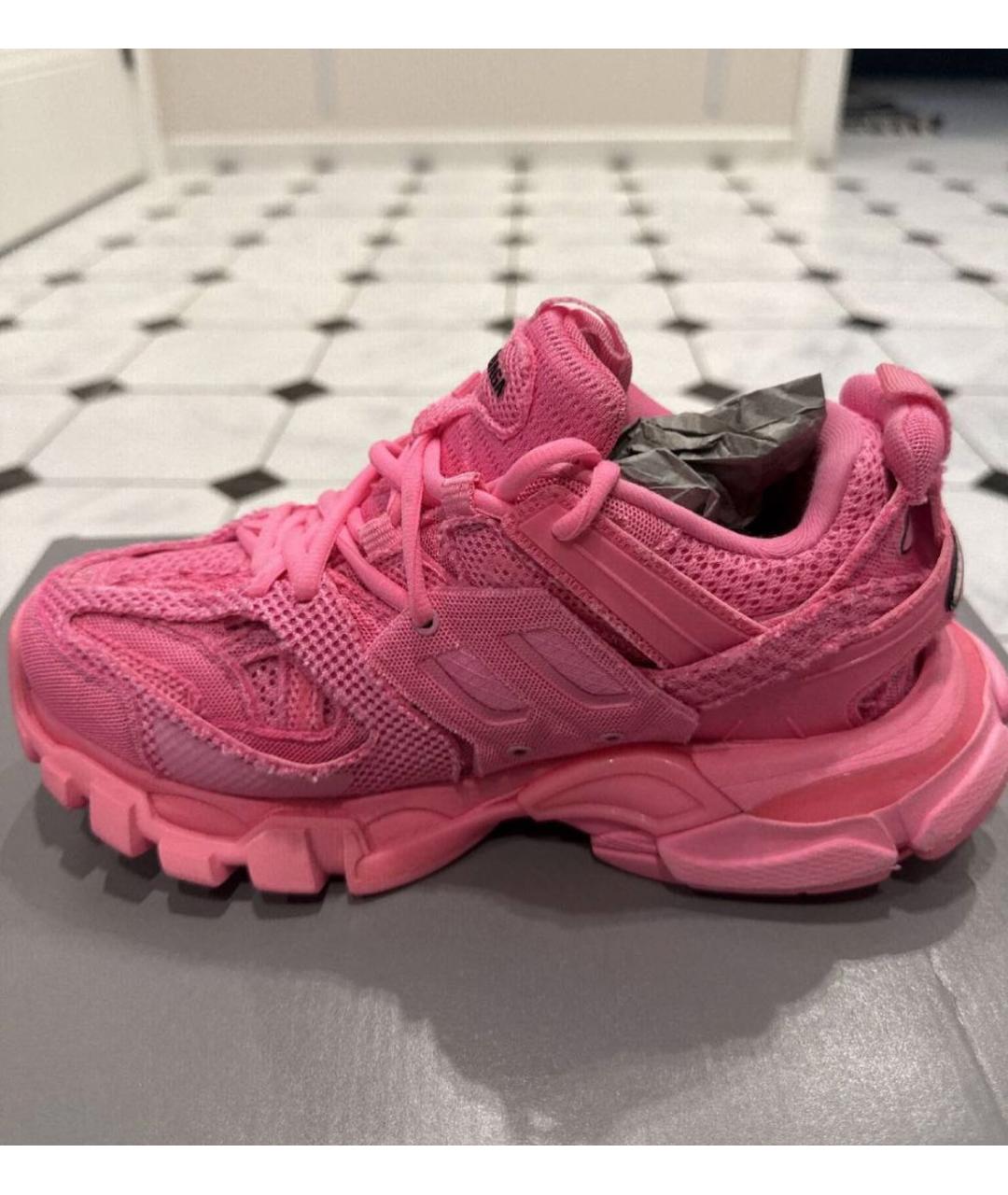 BALENCIAGA Фуксия кроссовки, фото 5