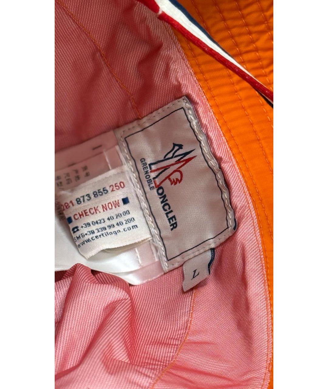 MONCLER Оранжевая шляпа, фото 5