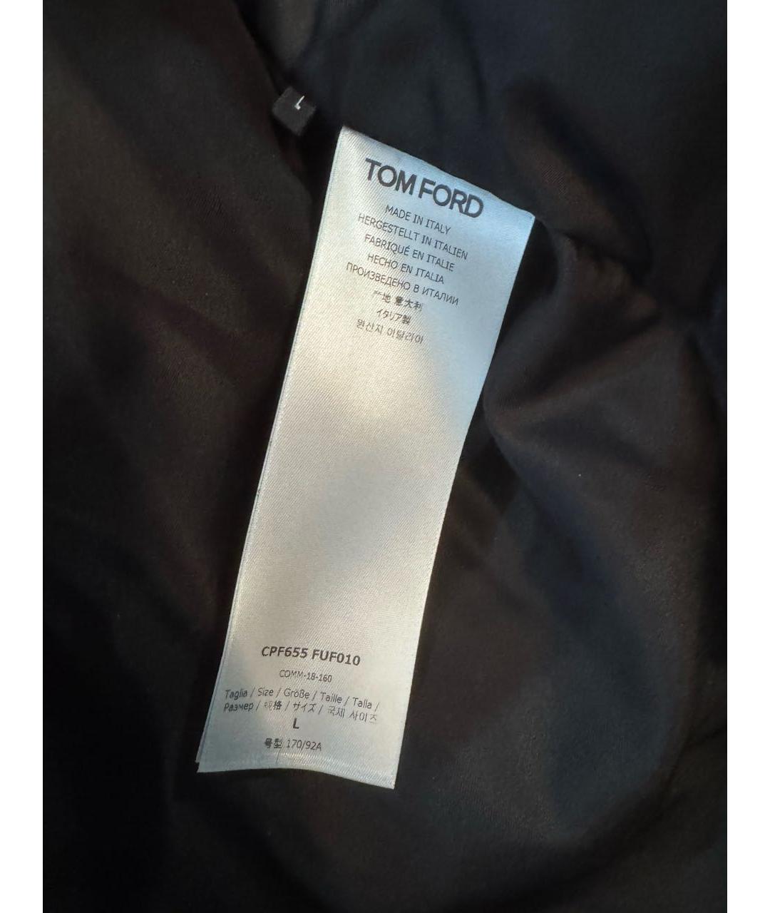 TOM FORD Черное пальто, фото 7