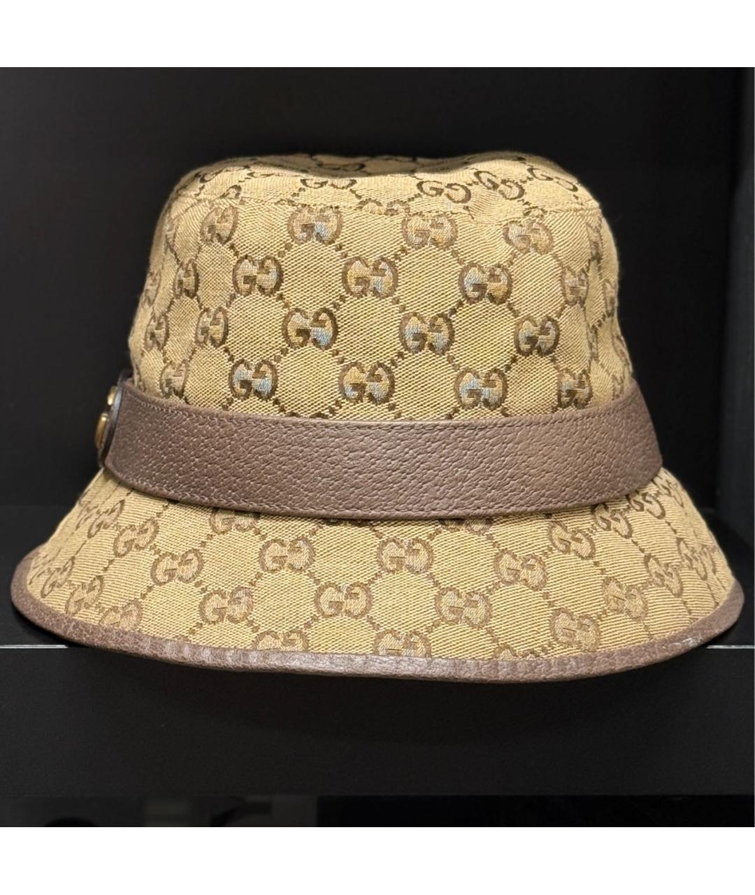 GUCCI Бежевая шляпа, фото 2