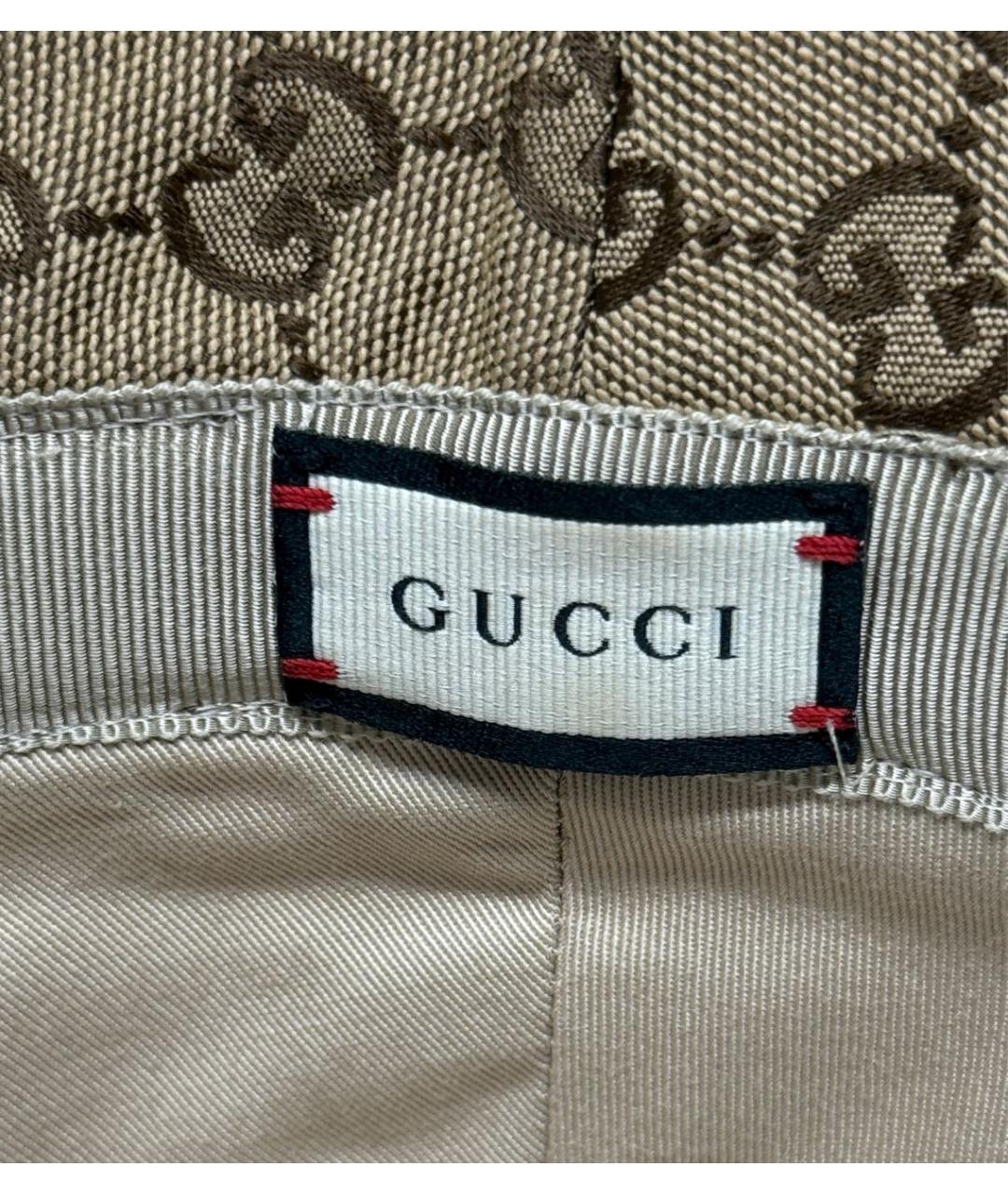 GUCCI Бежевая шляпа, фото 7