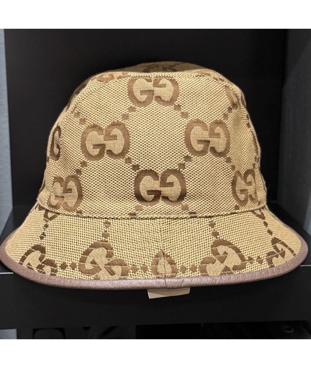 GUCCI Бежевая шляпа, фото 2
