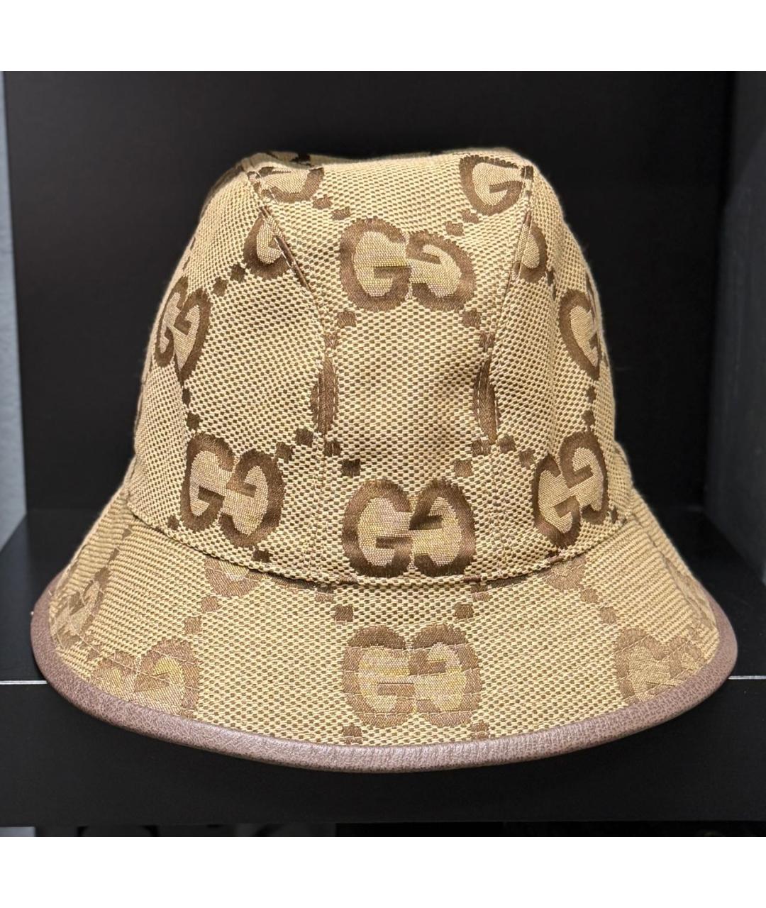 GUCCI Бежевая шляпа, фото 3