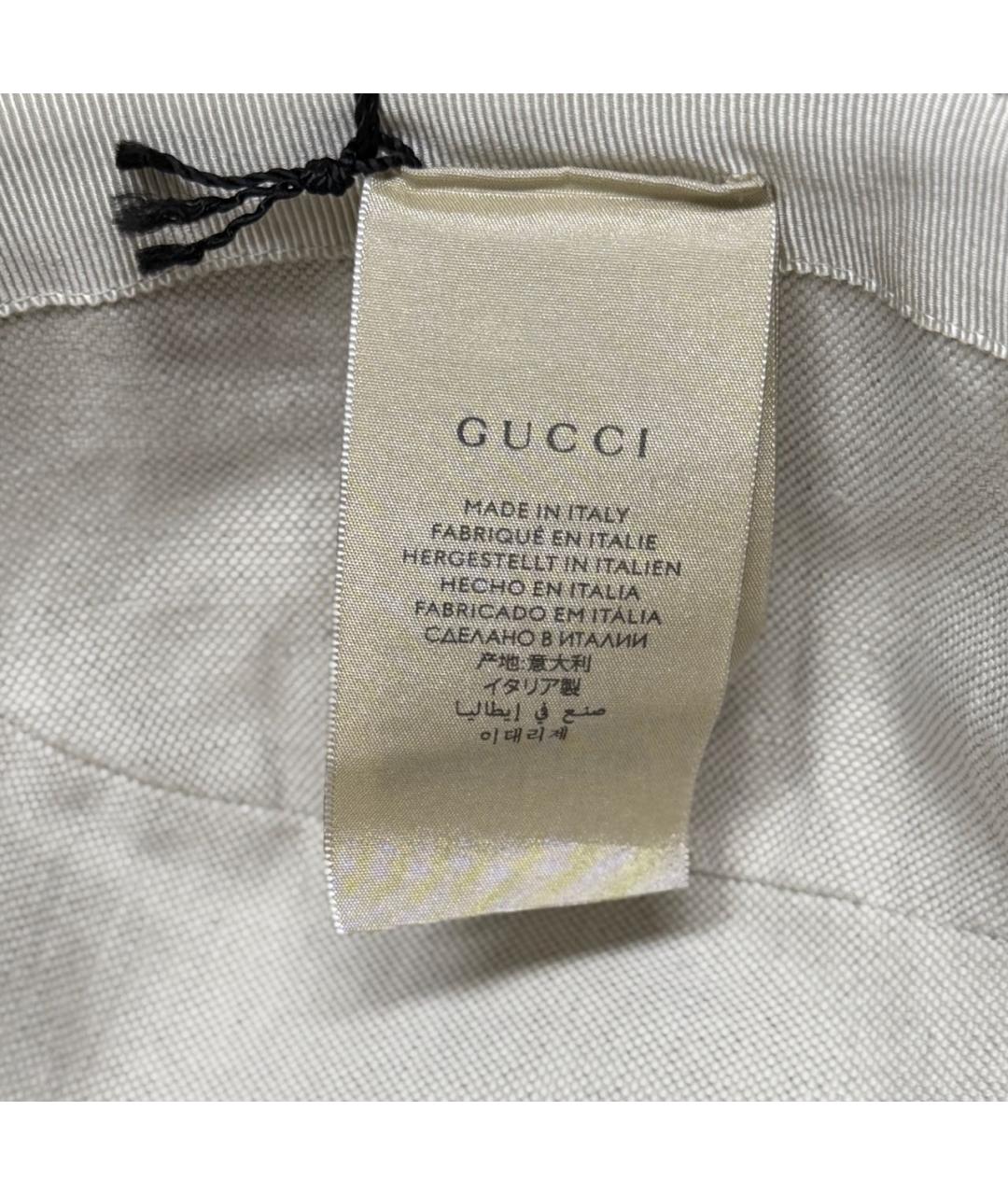 GUCCI Бежевая шляпа, фото 8
