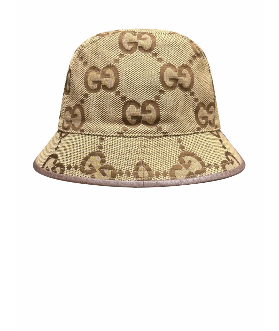 GUCCI Бежевая шляпа, фото 1