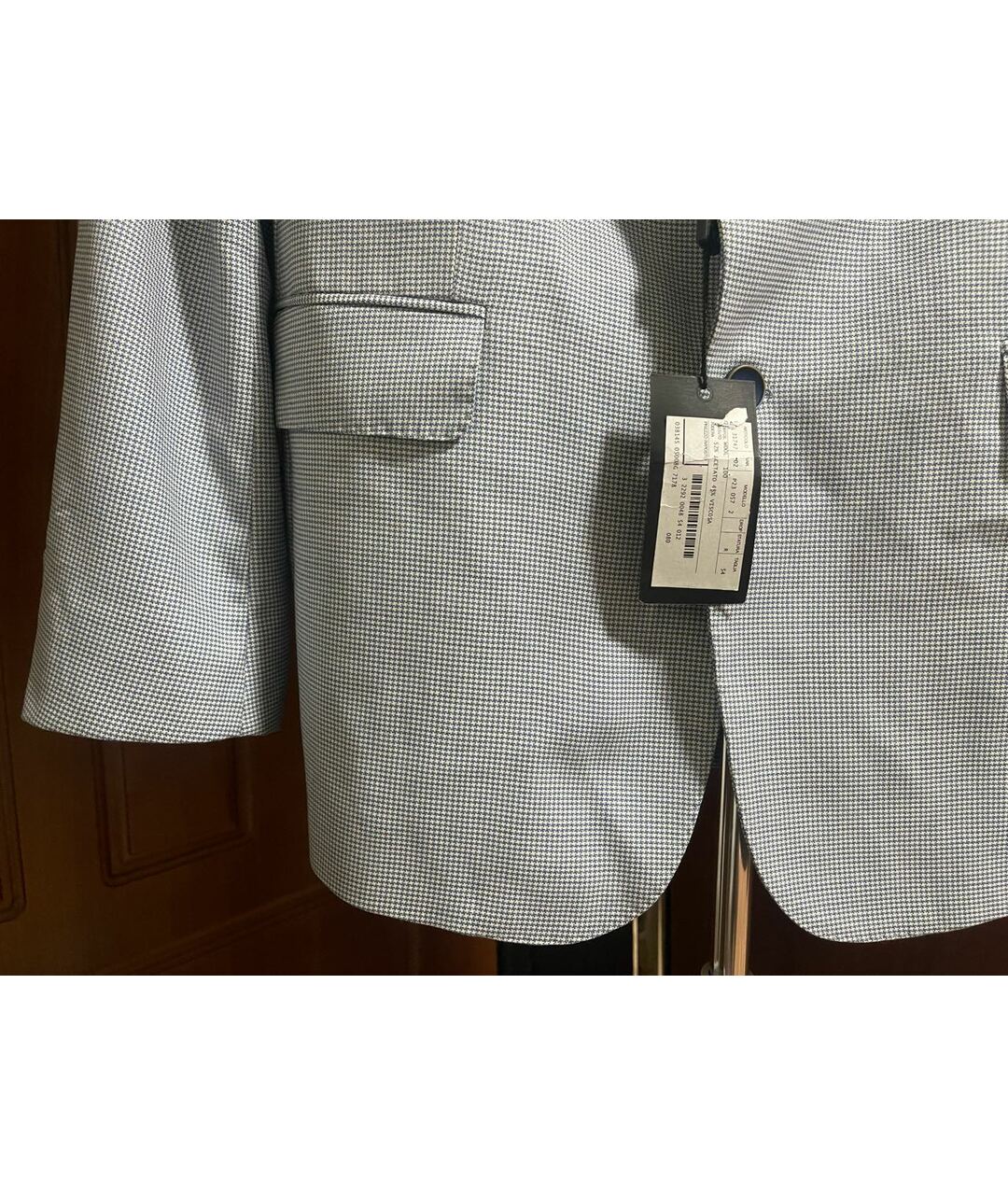 PAL ZILERI Голубой шерстяной пиджак, фото 2