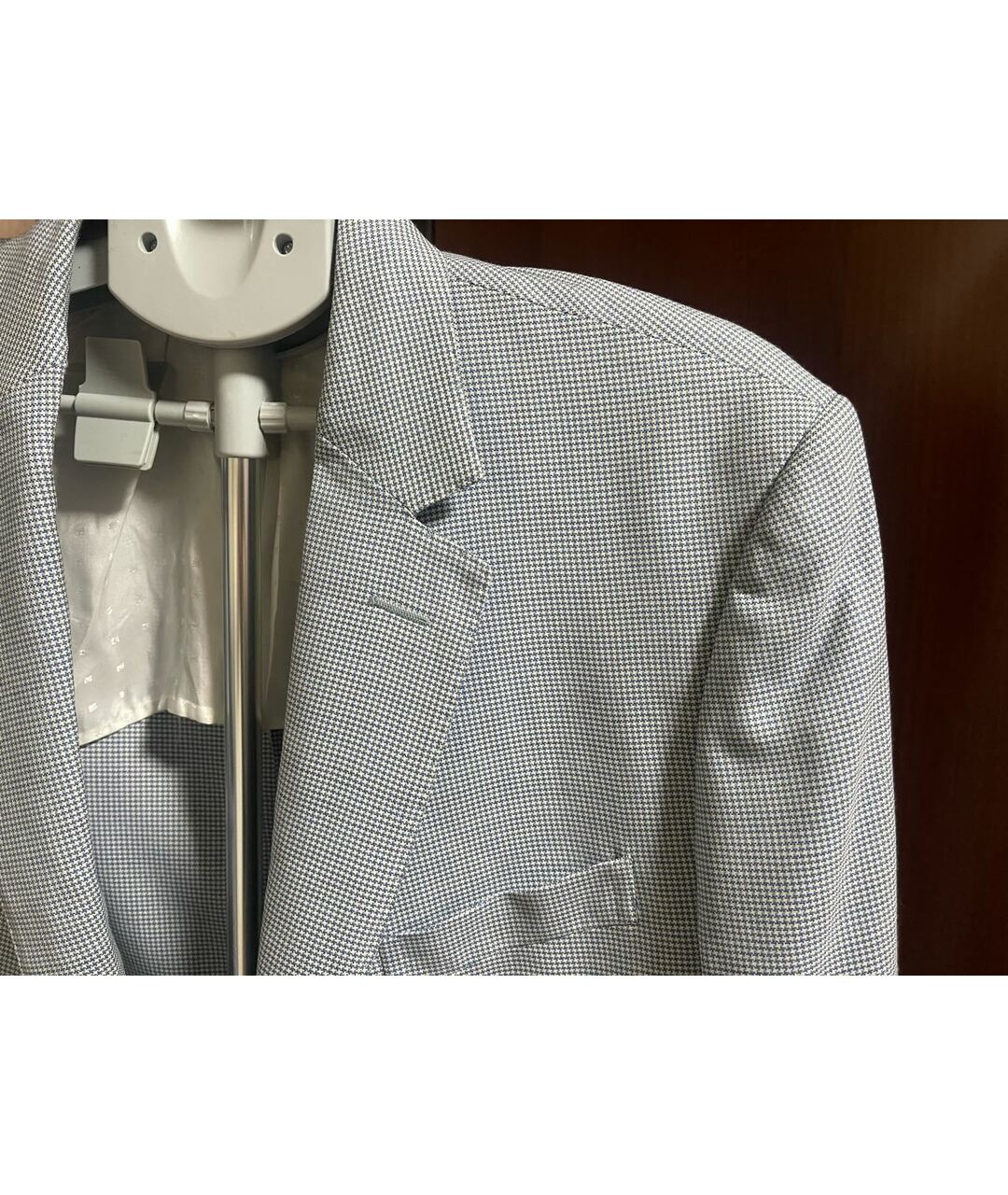 PAL ZILERI Голубой шерстяной пиджак, фото 7