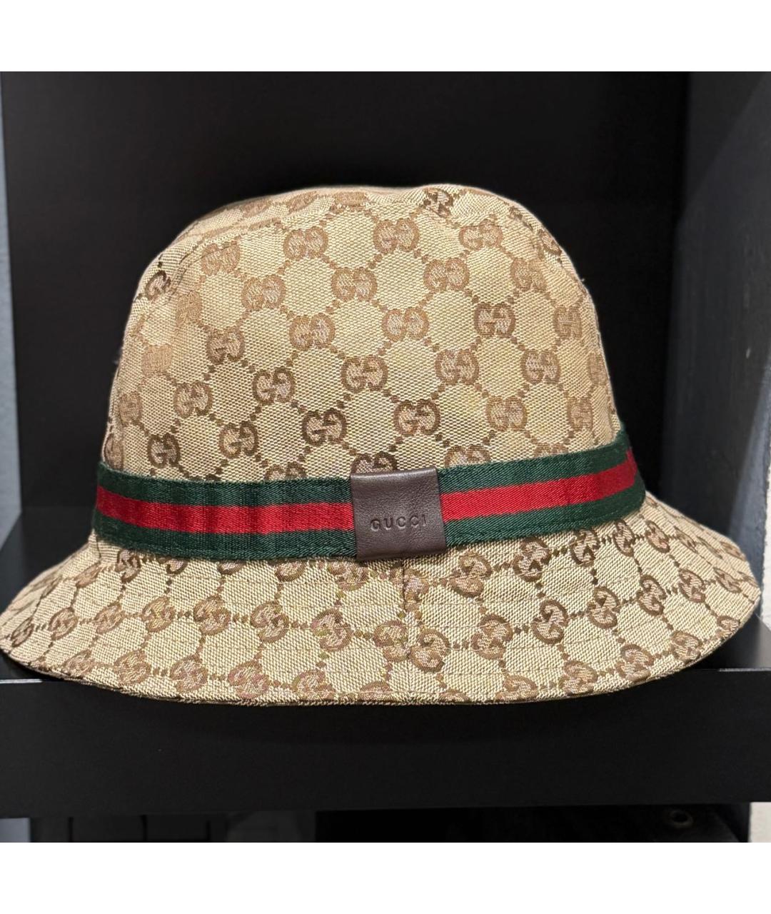GUCCI Бежевая панама, фото 7