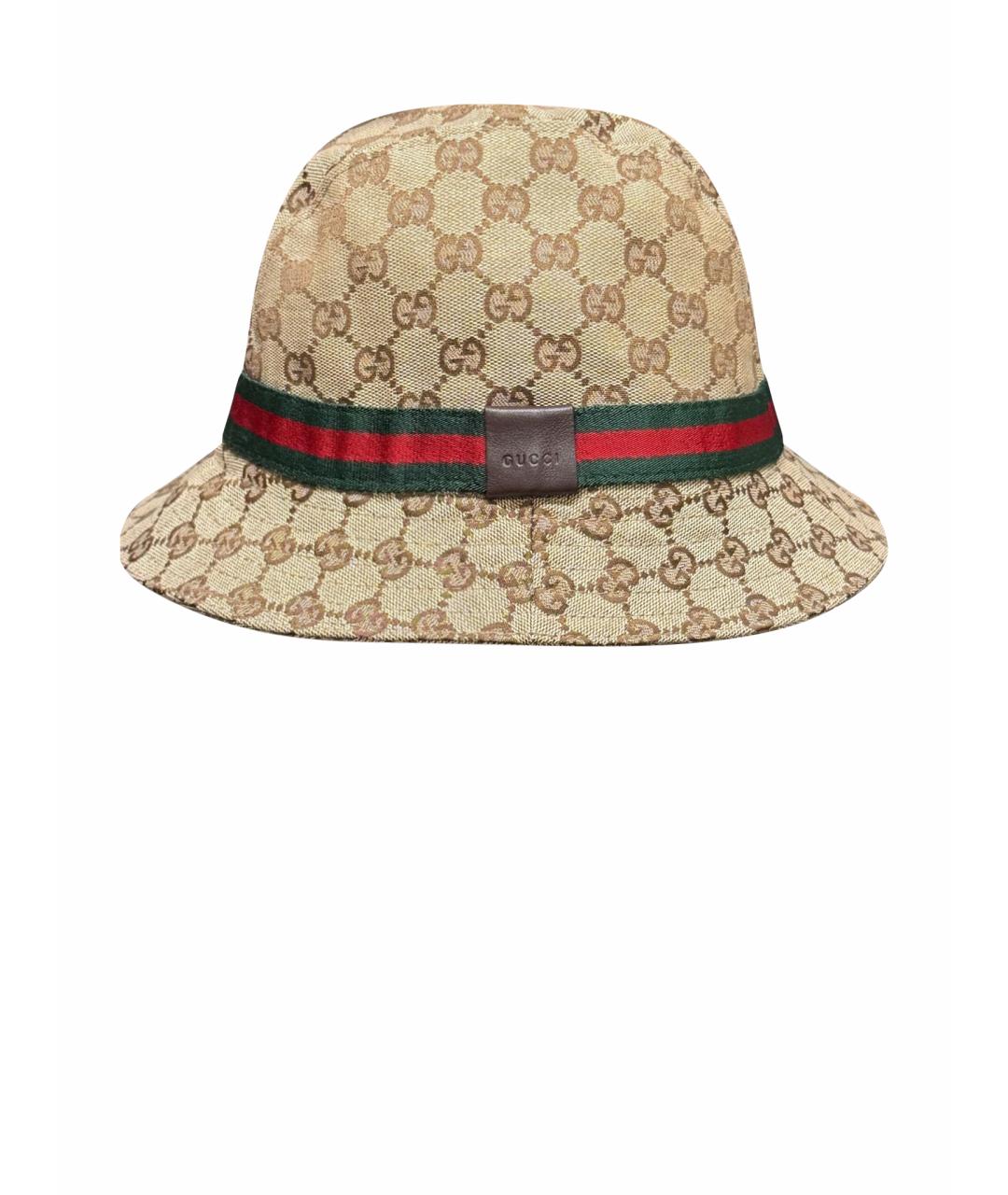 GUCCI Бежевая панама, фото 1