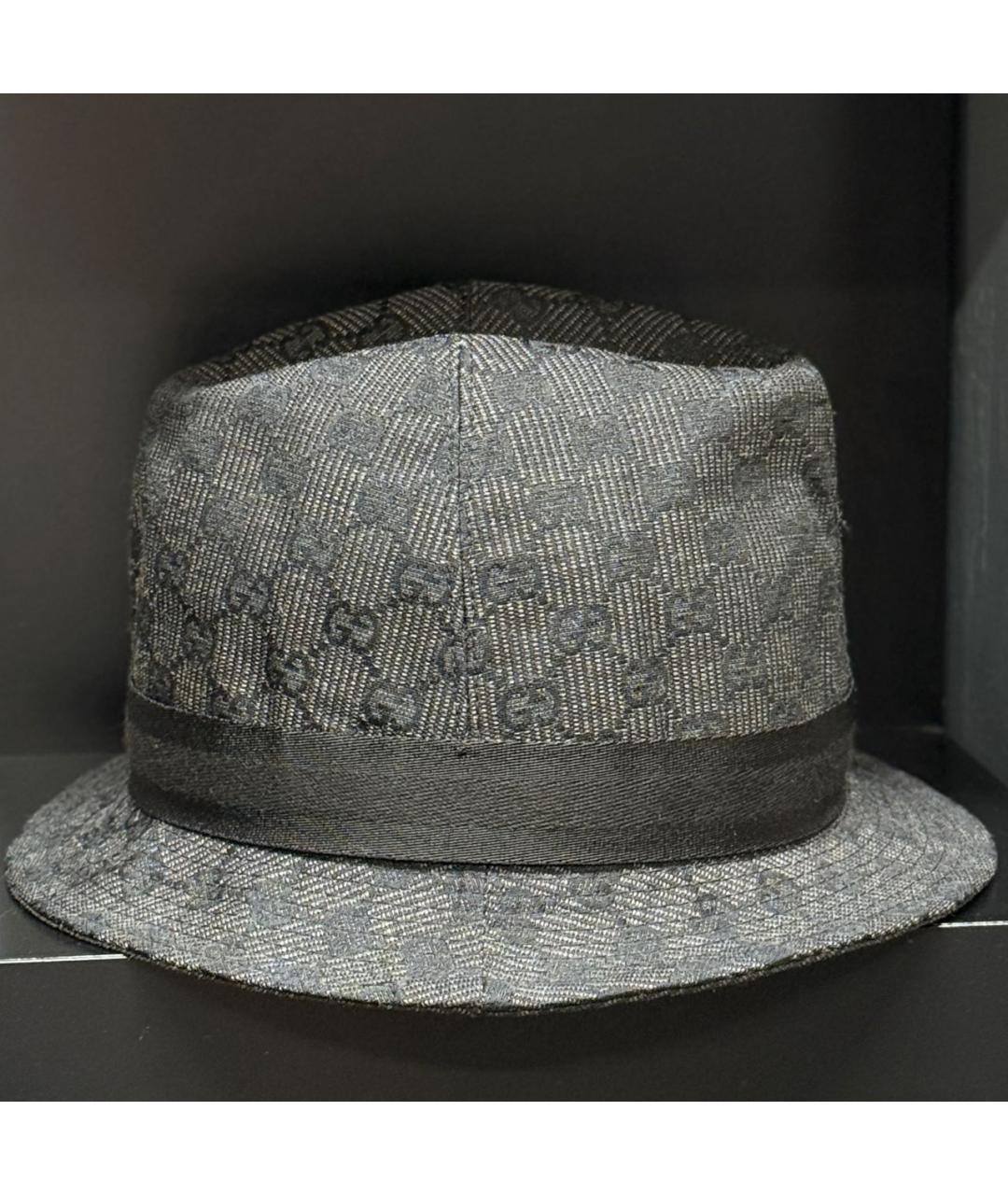 GUCCI Антрацитовая шляпа, фото 3
