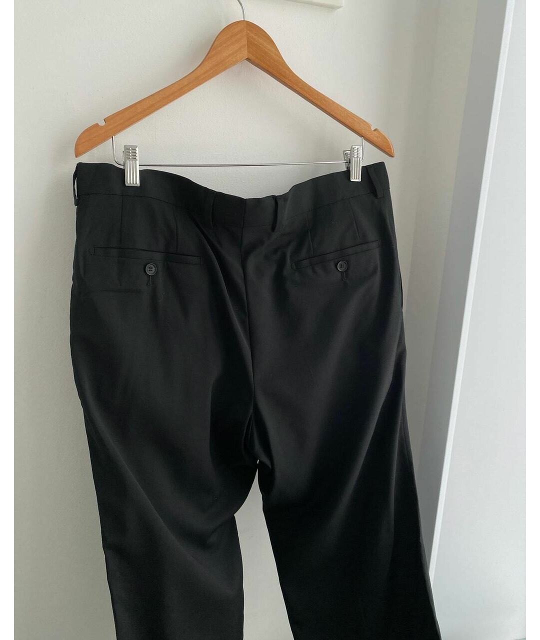 HUGO BOSS Черные классические брюки, фото 4