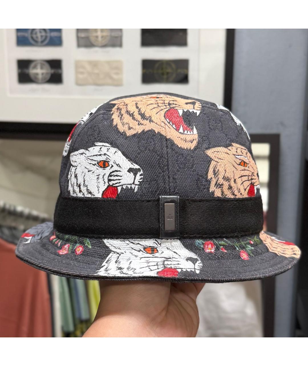 GUCCI Черная шляпа, фото 5