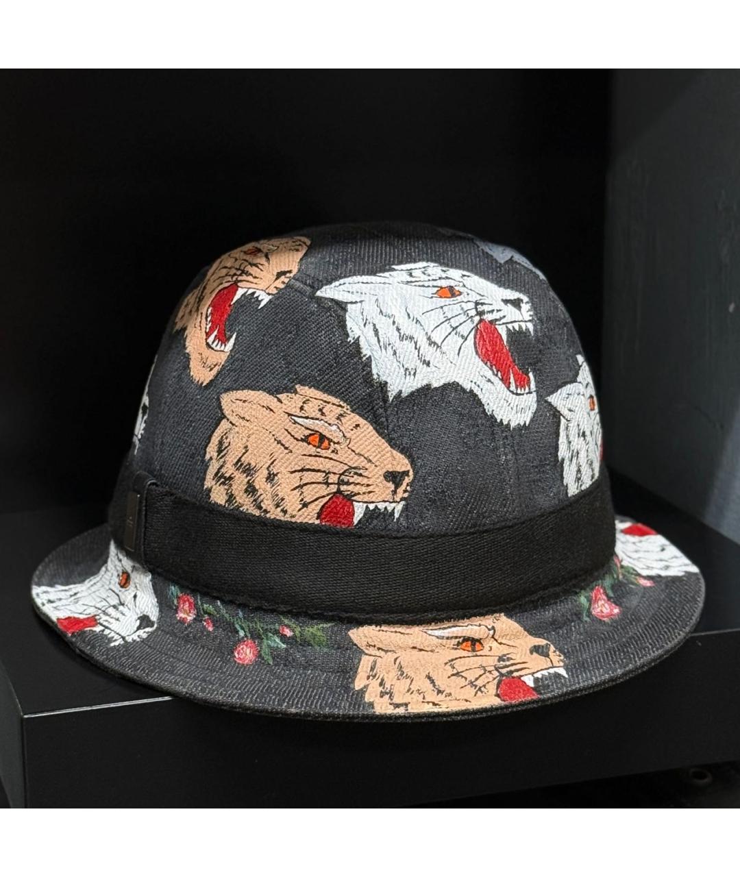 GUCCI Черная шляпа, фото 3