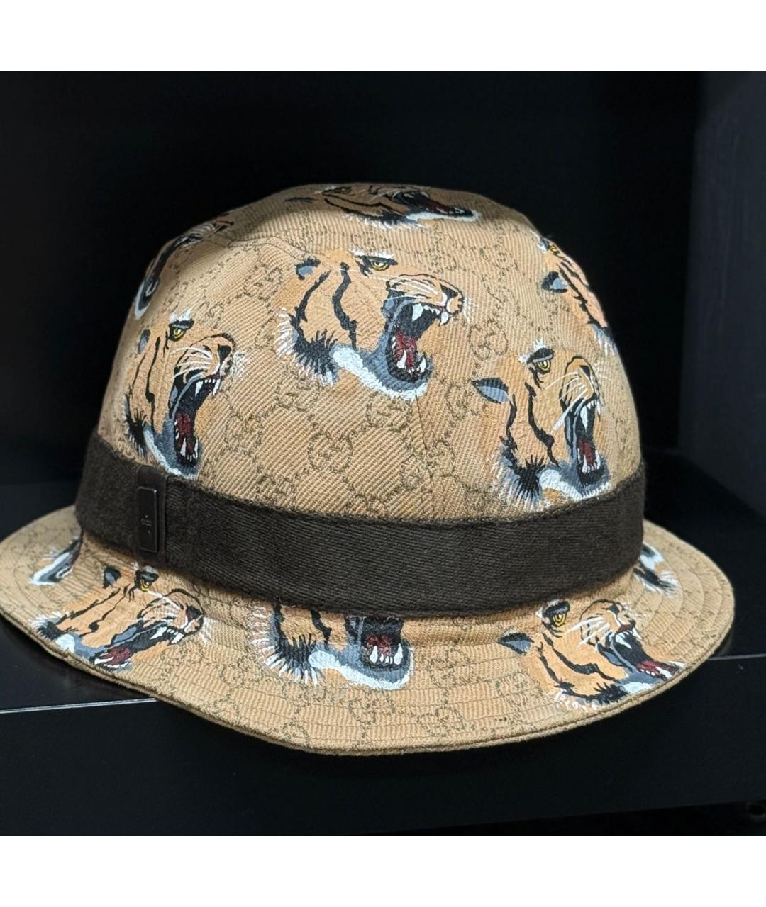 GUCCI Бежевая шляпа, фото 2