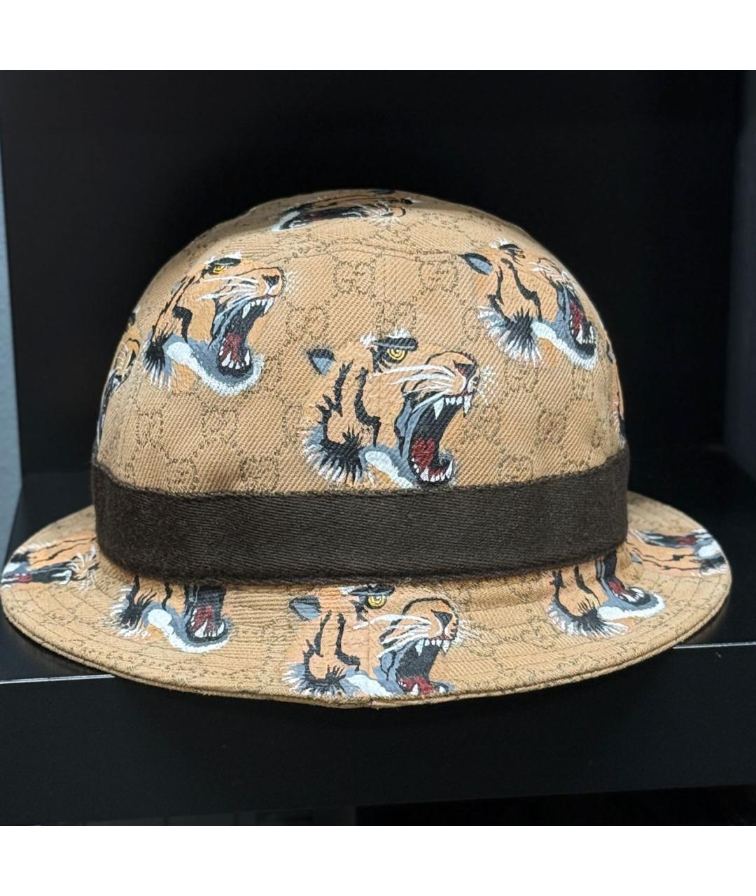 GUCCI Бежевая шляпа, фото 3
