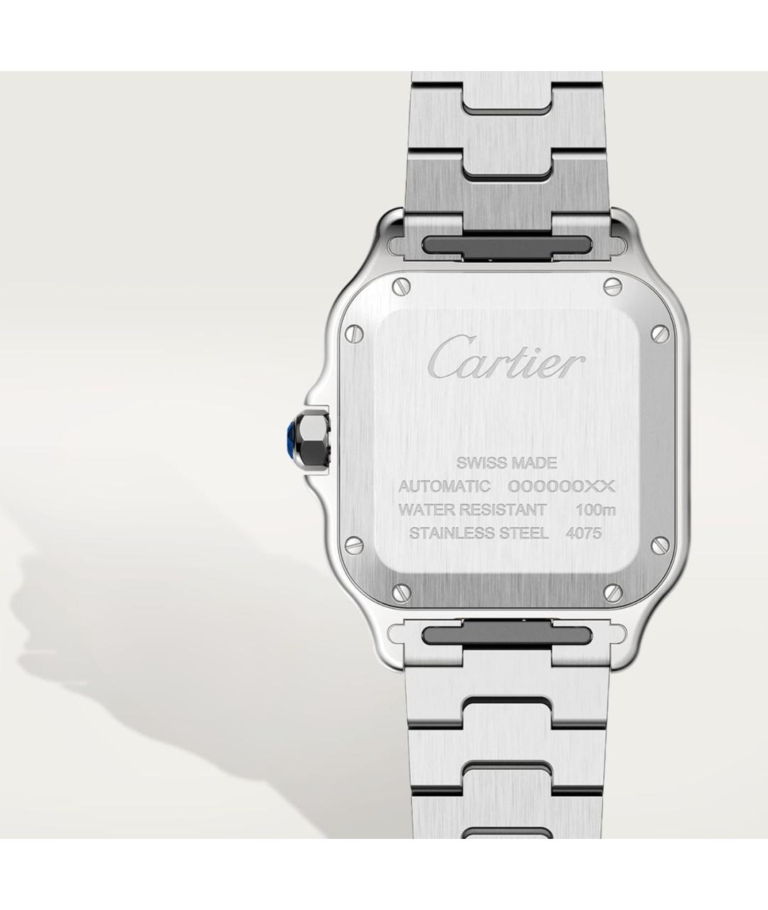 CARTIER Белые часы из желтого золота, фото 4