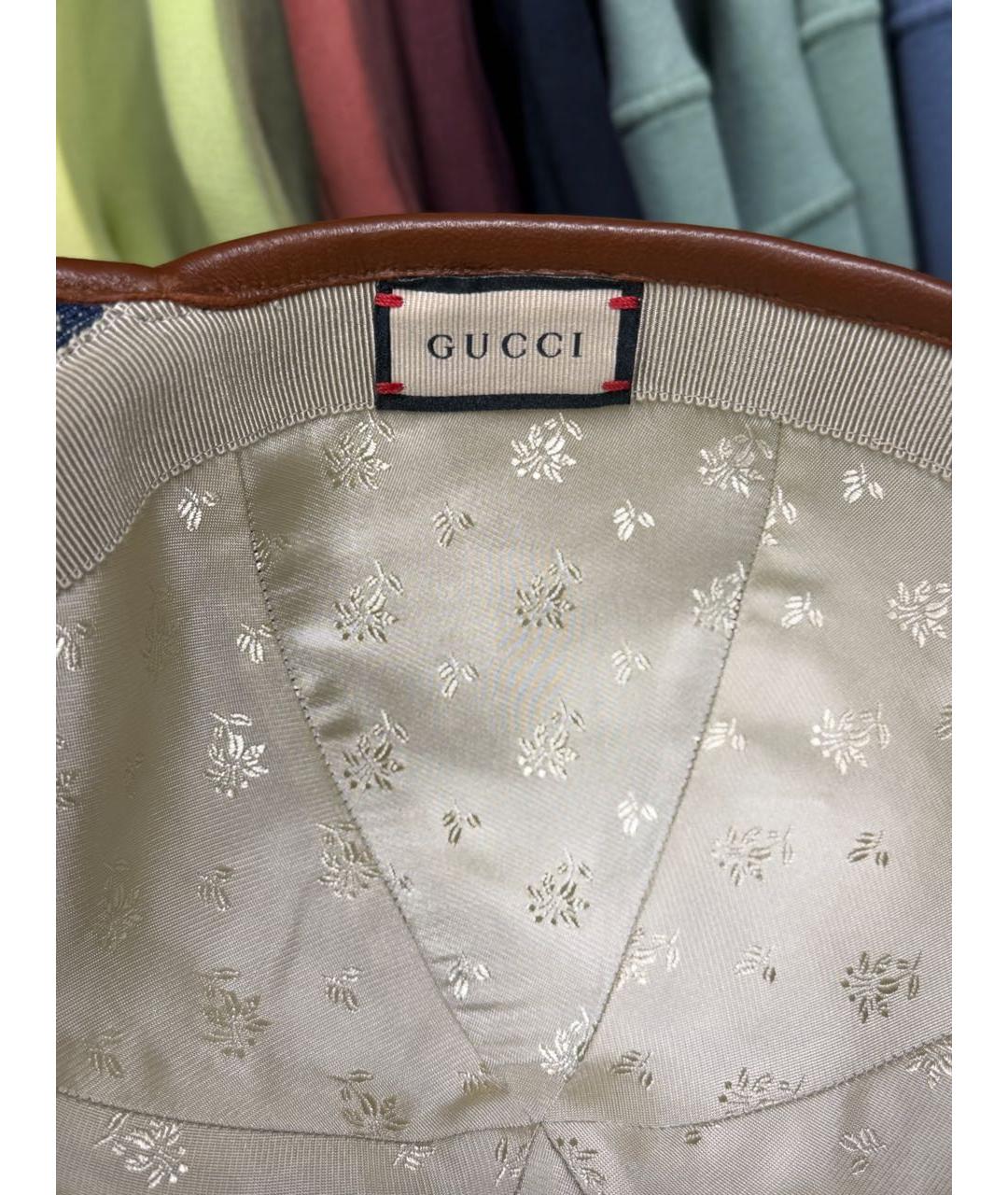 GUCCI Темно-синяя кепка/бейсболка, фото 5