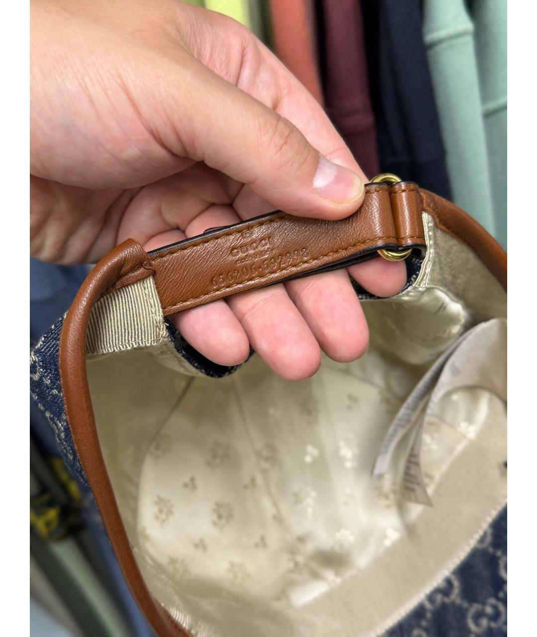 GUCCI Темно-синяя кепка/бейсболка, фото 6