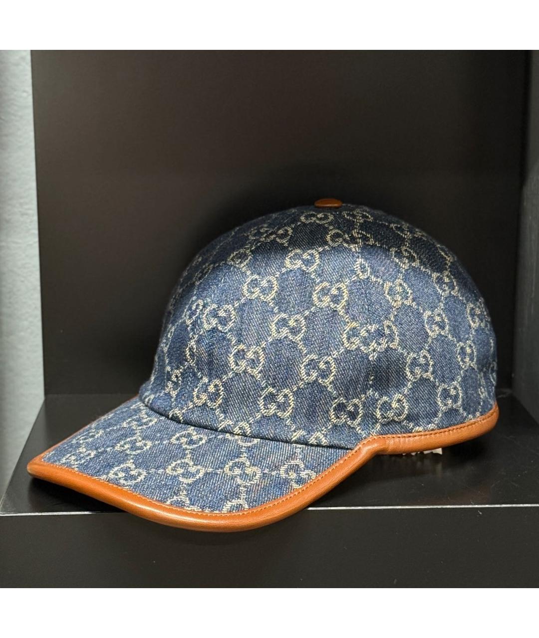 GUCCI Темно-синяя кепка/бейсболка, фото 7