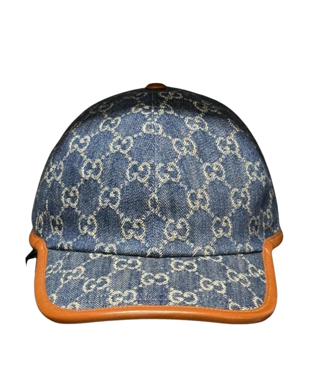 GUCCI Темно-синяя кепка/бейсболка, фото 8